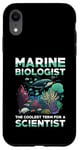 Coque pour iPhone XR Biologiste marin Le terme le plus cool pour un scientifique