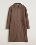 Nudie Jeans Will Dogtooth Check Coat Brown