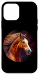 Coque pour iPhone 12 mini Crinière gracieuse pour cheval de course Nature Force