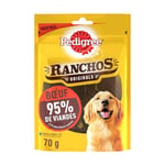 Pedigree Ranchos Originals – Récompenses riches en viande pour chien – Friandises au poulet – Tendres et savoureuses – 7 sachets de 70g