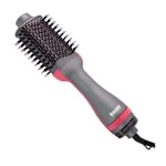 Ionic Hairbrush Hot Air Blow Dry Oval Brush Styling Tool Salon Bounce Curl 1200W