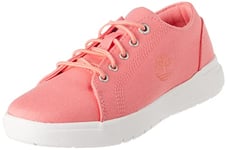 Timberland Garçon Unisex Kinder Seneca Bay Fabric Ox Basket, Extérieur Pink, 31 EU