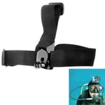 (#45) Anti-skid Adjustable Elastic Head Strap Belt for GoPro NEW HERO /HERO6 /5 /5 Session /4 Session /4 /3+ /3 /2 /1, Xiaoyi and Other Action Cameras(Black)