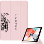 Housse Ipad Mini 6 Rose Avec Motif Casque Samourai Personnalisee