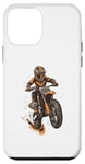 Coque pour iPhone 12 mini Design Dirt Bike pour garçon, homme, femme, enfant