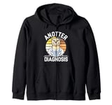 Anotter Diagnosis - Funny Otter Doctor Hospital Zip Hoodie