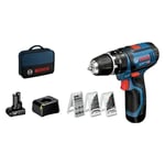 Bosch - Professional gsb 12V-15 2 vitesses-Perceuse-visseuse à percussion sans fil Q543442