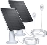 Panneau Solaire avec caméra de Surveillance Arlo Pro4, Pro3, Ultra, Ultra2 et Floodlight Compatible Uniquement pour l'extérieur