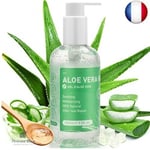 Gel d'aloe vera 100% pur – 280 ml de gel d'aloe vera pour le visage et le c