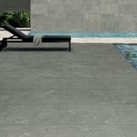 Anthology, 04 Gray Rough 60x60 Flis