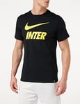 Nike Inter M NK Tee TR Ground T-Shirt Homme, Black, FR : L (Taille Fabricant : L)