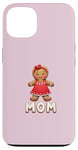 Coque pour iPhone 13 Maman Drôle En Pain D'épice Pour Noël Amusant Pour Les Fêtes