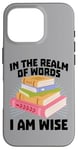 Coque pour iPhone 16 Pro Lecteur de livres pour enfants, bibliothèque, livres