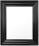 FRAMES BY POST Firenza Matt Black Picture Photo Frame Plastic Glass 50 x 70 cm