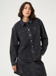 KAFFE Emma Denim Shirt, Medium Grey