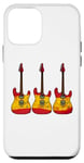 Coque pour iPhone 12 mini Guitare électrique drapeau espagnol guitariste Espagne