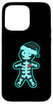 iPhone 15 Pro Max X-Ray Gingerbread Man Skeleton Christmas Nurse Xray Tech Case