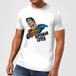 DC Comics Superman Lover T-Shirt - White - S - White