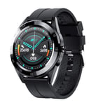 Montre Connectée Femmes Homme Smartwatch Appels Bluetooth Sport Etanche IP67 Bracelet Connecté Tensiomètre Cardiofréquencemètre Podomètre Fitness Tracker d'Activité pour Android iOS,Noir