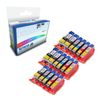 Refresh Cartridges Saver Value Pack 17x PGI-7BK/PGI-9 Ink compatible with Canon