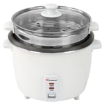 Blitz Electric Rice Cooker With  Steamer 2.8L In white Non stick Bowl -Brand New