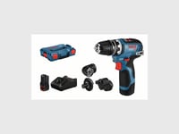 Bosch Drill GSR 12V-35 FC 2x3,0 AH 4xbor i koffert