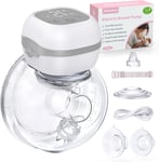 Jheppbay Electric Breast Pump Wearable - Handsfree Breast Pump Electrical, 12 3