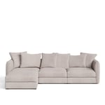 NO GA - Pavarotti 3-Seater with Ottoman – Ascot Beige - Soffor - NO GA Studio