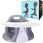 Upseat Baby Floor Seat Booster Chair for Sitting Up with Removable Tray for and