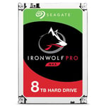 Seagate IronWolf PRO 8 TB, ST8000NE0004, 2-ans service rescue, 5 ans Garantie - disque dur interne, 8,9 cm (3,5 Zoll), 256 MB Cache, 7200 RPM SATA 6Gb/s