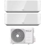 Dual split inverter air conditioner air cristal 13+13 series with xmx2 18he r-32 wi-fi optional 13000+13000 - Unical