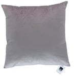 Arti Casa Coussin 45x45 cm - Coussin Salon de Jardin Exterieur et Decoration Chambre - Velours avec Taie d’Oreiller - Lavable en Machine - Gris Foncé