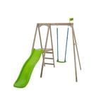 TP Forest Multiplay Single Wooden Swing Set & Slide