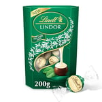 Lindt Lindor Dark Mint ChocolateTruffles Box - Approx 16 balls, 200g - Chocolate Truffles with a Smooth Melting Filling - Gift Present - Christmas, Birthday, Celebrations, Congratulations