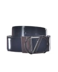 Ceinture d'aiguille ceinture réversible cuir ITALIE homme noir BSPOX19324 ZFN...