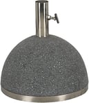 Esschert Design Granito Support pour Parasol 11,5 kg Ø env. 25 cm Ø intérieur 3,6 cm Noir