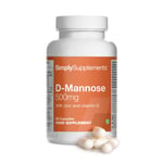 D-Mannose Capsules * With Vitamin D * 90 Capsules