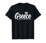 Greek Souvenirs Makes My Heart Skip A Beat I Love Greece T-Shirt