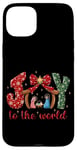 iPhone 15 Plus Joy To The World Nativity Scene Christmas Case