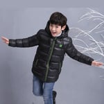 Doudoune Enfant Garçon De Marque À Capuche Épaississant Parka Garçon Couleur Uine Chaude En Cotton Manteau Garçon -Zs307014