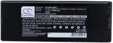 Kompatibelt med Apple MacBook 13"" MB063CH/ A, 10.8V, 5000 mAh