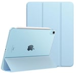 MoKo for iPad Air 6th Generation 11 Inch Case M2 2024/ iPad Air 5th Gen Case 2022/ iPad Air 4th Gen Case 2020,iPad Air 11'' Case with Translucent Hard Back Cover,iPad Air 6/5/4 Case, Sky Blue