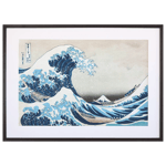 John Lewis Katsushika Hokusai 'The Great Wave off Kanagawa' Framed Print, Blue