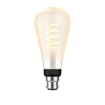 Philips Hue White Filament 7W ST72 Bulb - B22