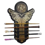 The Noble Collection Fantastic Beasts Wand Collection - 5 Wizard Wands with 16.5in (42cm) Display Stand - Officially Licensed Film Set Movie Props Gifts