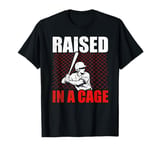 Raised In A Cage Baseball Batter Baseball Bat Hitter Batters T-Shirt