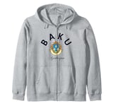 Baku Azerbaijan family vacation Baku trip Azerbaijan Capital Zip Hoodie