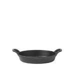 Pillivuyt - Garonne Mini Pan With 2 Handles Oval 0,3L - Stekpannor - Svart