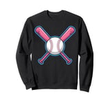 Baseball Home Plate Drip Ice Cream Sprinkles, Baseball Bat Sweatshirt