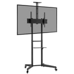 ProperAV Mobile TV Trolley Stand on Wheels for 37&quot;-70&quot; Max L